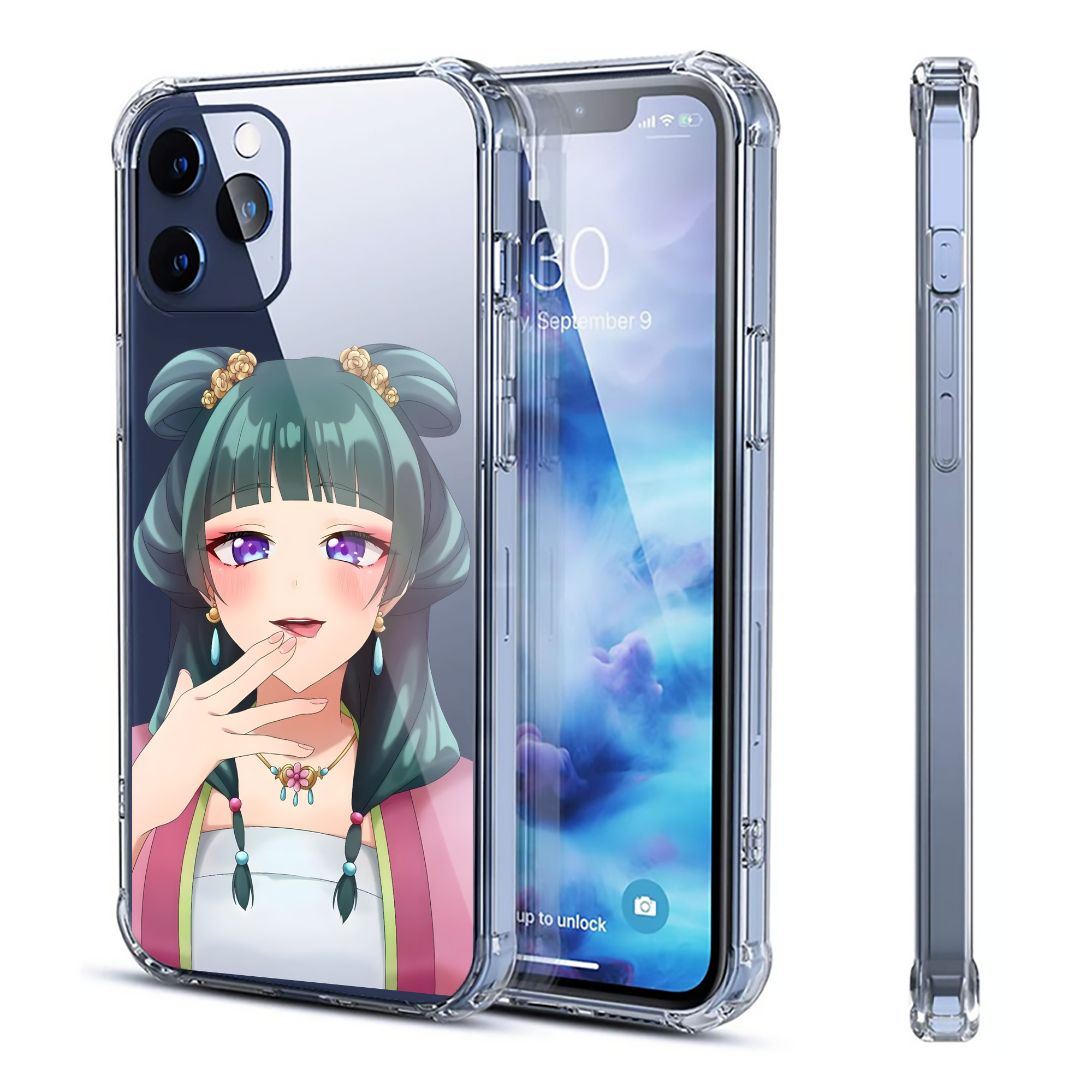 （画像用） 薬屋のひとりごと The Apothecary Diaries 【iPhone 12シリーズ対応】透明スマホケース（クリアソフトケース）